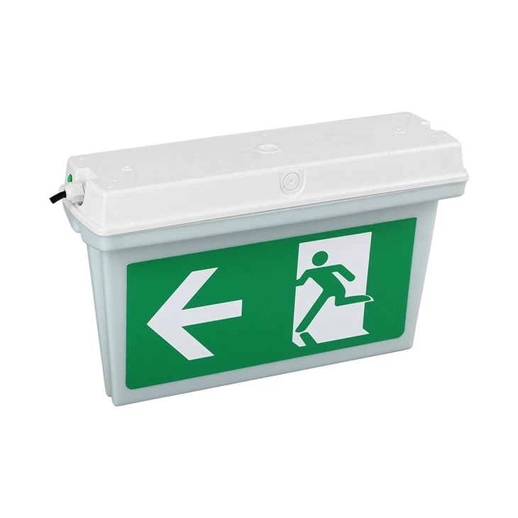 AUEXLED-01 Ceiling Mounted SAA Certificate Waterproof Exit Sign LED Emergency Exit Light Run Left suppliers